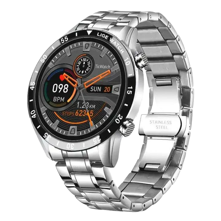 Смарт-часы мужские Lige Smart Power Nano BW0220 Silver (15248)