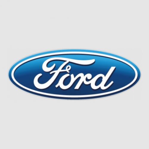 Стикер Ford 3D Logo 35x13,7 см Синий/Белый (21558917)