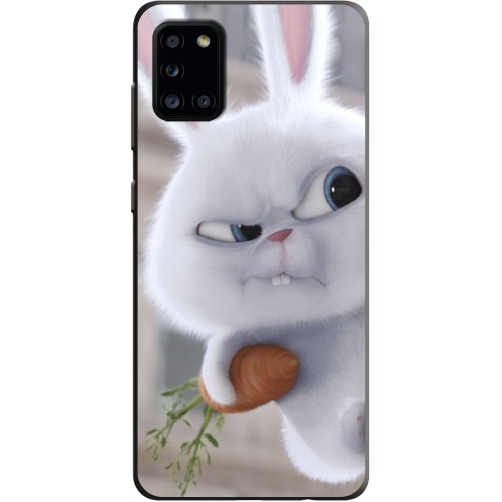 Чехол Boxface Samsung A315 Galaxy A31 Rabbit Snowball Черный силикон (39470-up1116-39889)
