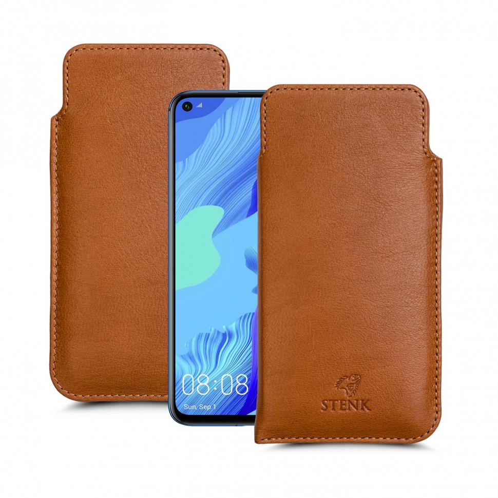Футляр Stenk Elegance для Huawei Nova 5T Camel (64584)