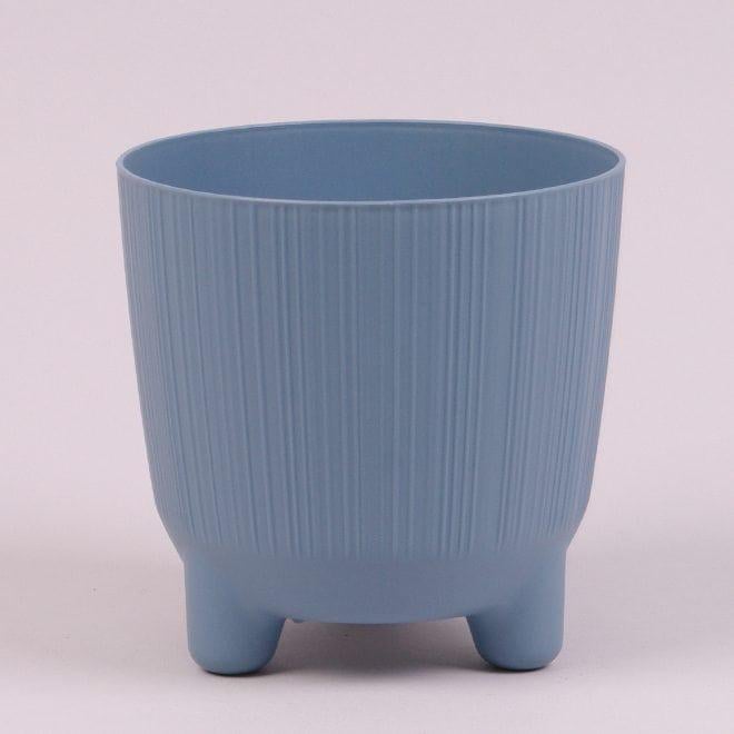 Горшок пластиковый Flora RYFO N 15 см Голубой (92457)