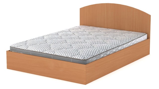 Кровать классическая Компанит 140х200 см Бук