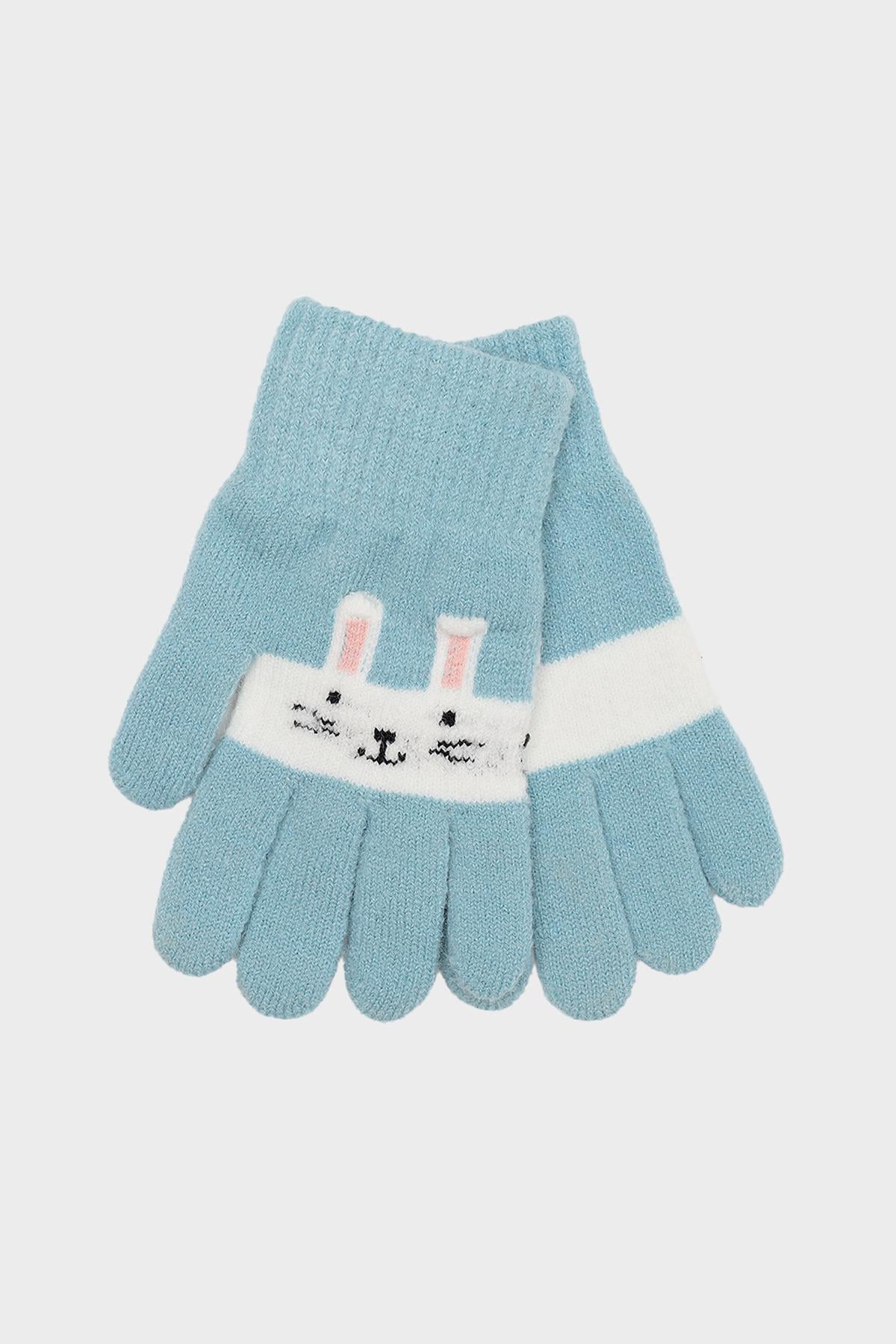Перчатки для девочки р. 2,5 Бирюзовый (ЦБ-00285050)