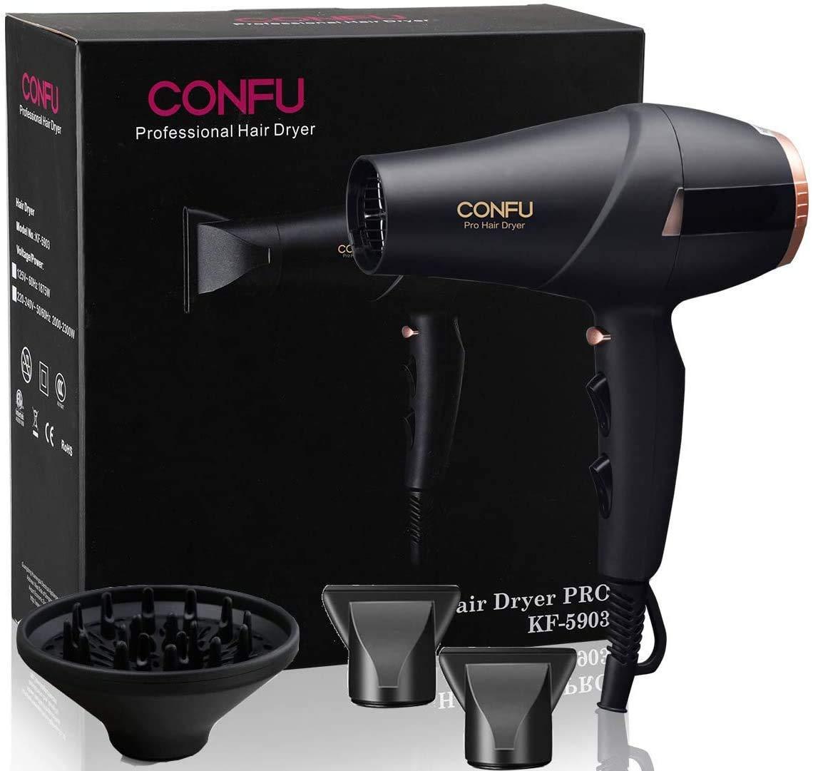 Фен ионный Confu KF-5903 керамический 2300 Вт - фото 5 Фен ионный Confu KF-5903 керамический 2300 Вт - фото 5