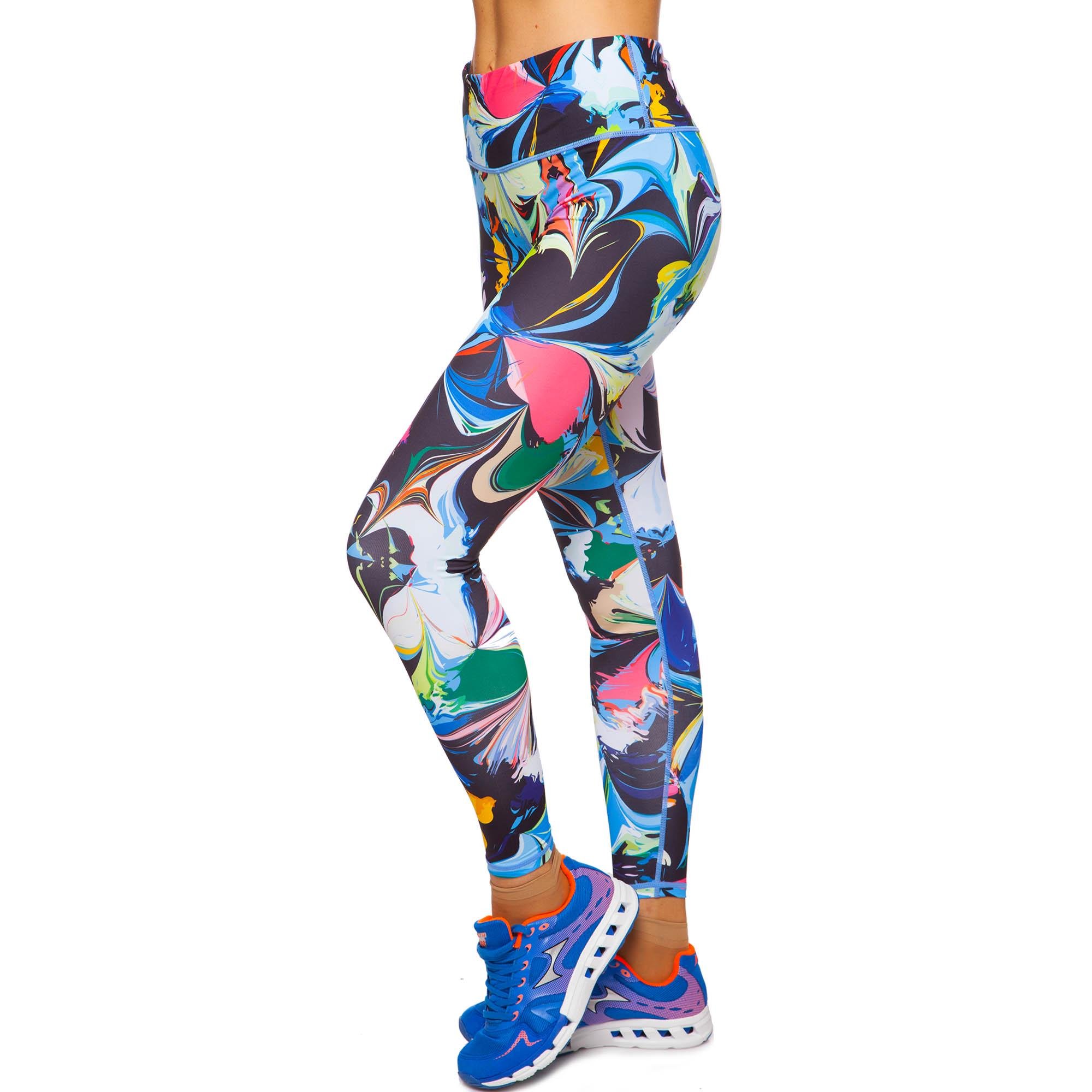 Лосины женские с принтом DOMINO YH101 L Разноцветный (YH101_L)