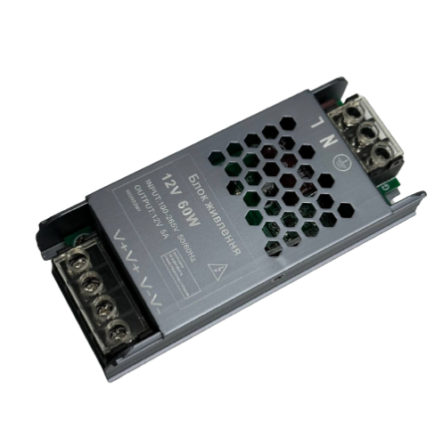 Блок питания для LED ленты Bluminar 12V 60W IP20 5А (5217)