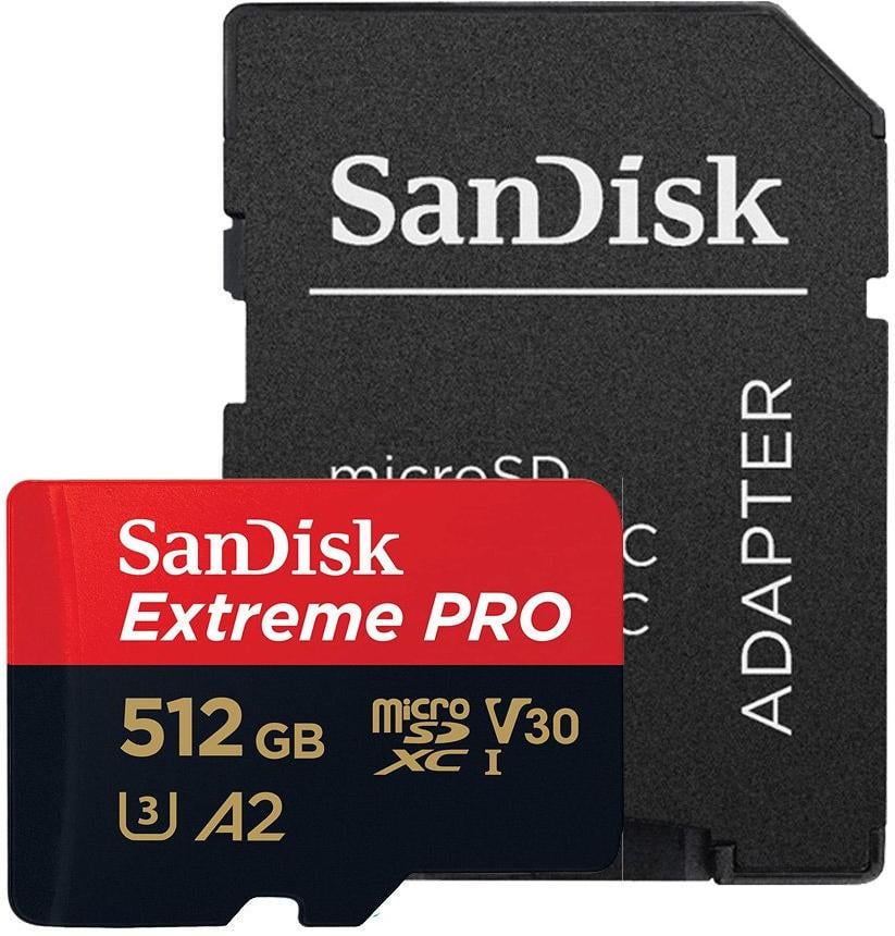 Карта памяти SanDisk Extreme Pro A2 512 Гб с адаптером (12909811)