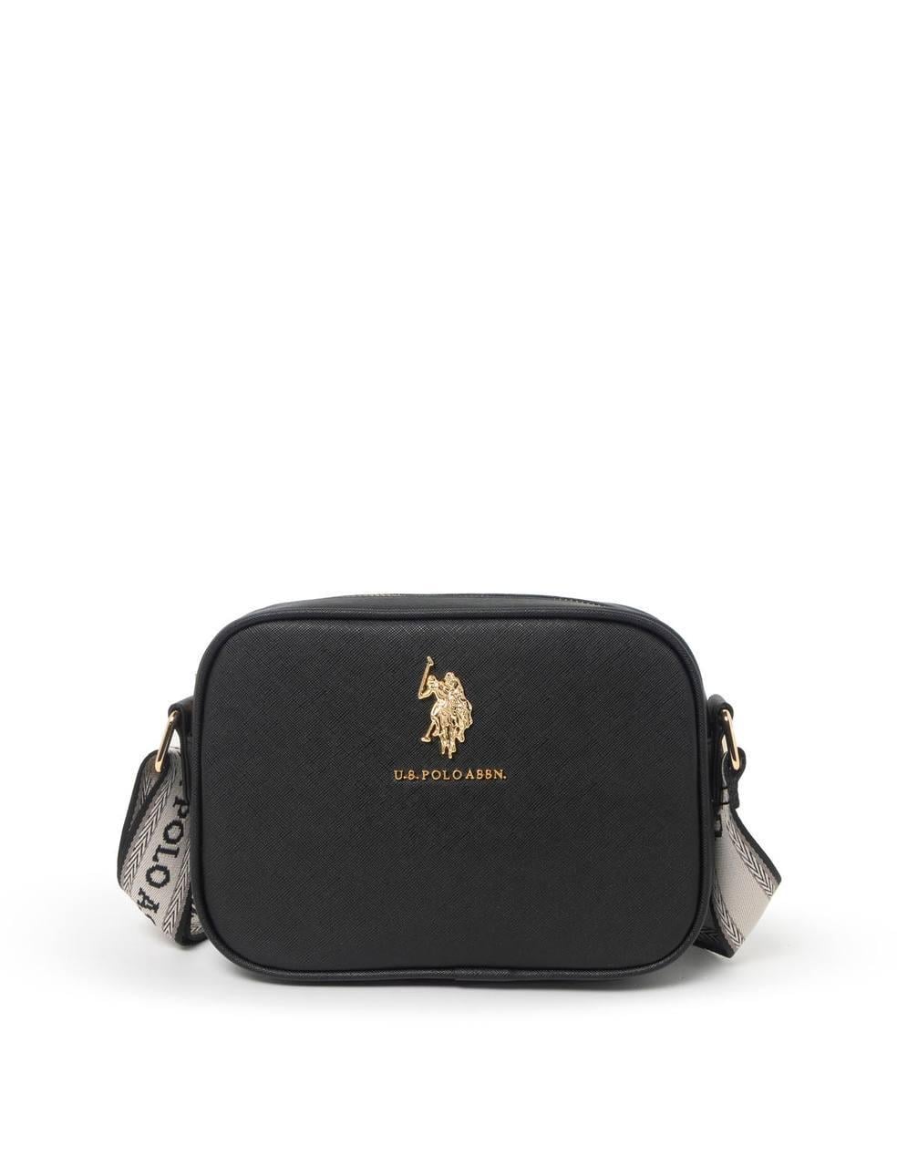 Женская сумка кросс-боди U.S. Polo ASSN Black через плечо Черный (38427286)
