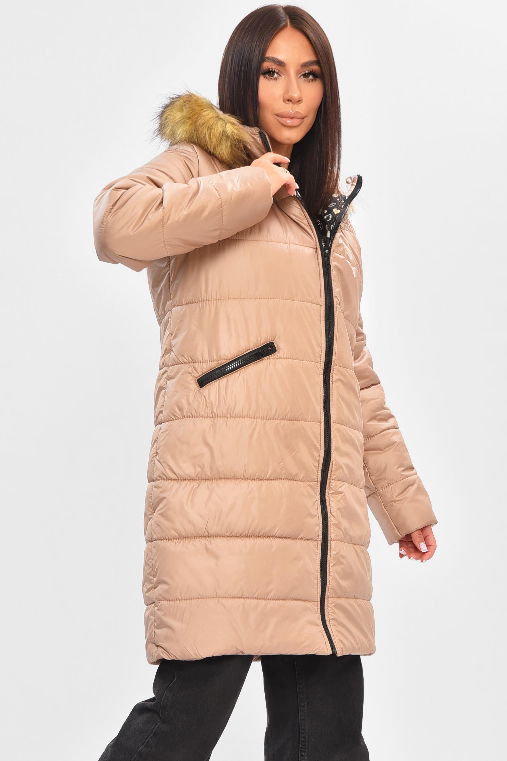 Куртка женская демисезонная р. 42/S Бежевый (205277)