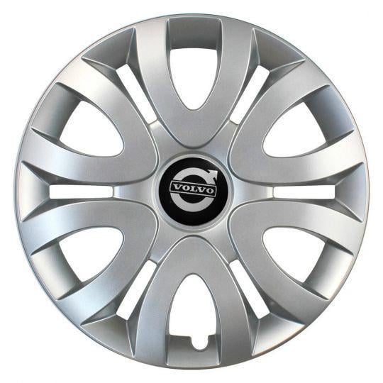 Автомобильные колпаки SKS 330 R15 с логотипом Volvo 4 шт. Серебристый