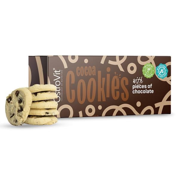 Печенье OstroVit Cookies с кусочками шоколада 130 г