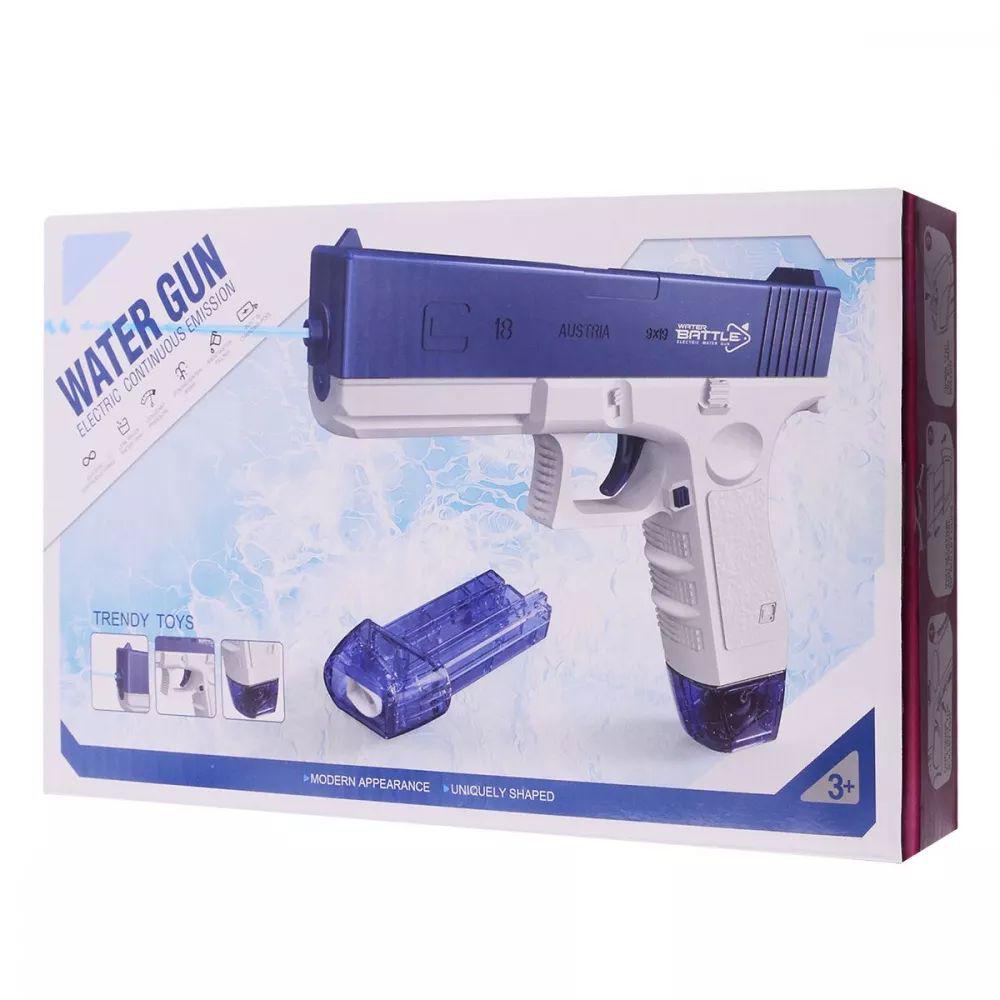 Водяной пистолет Water Gun Glock Blue - фото 3