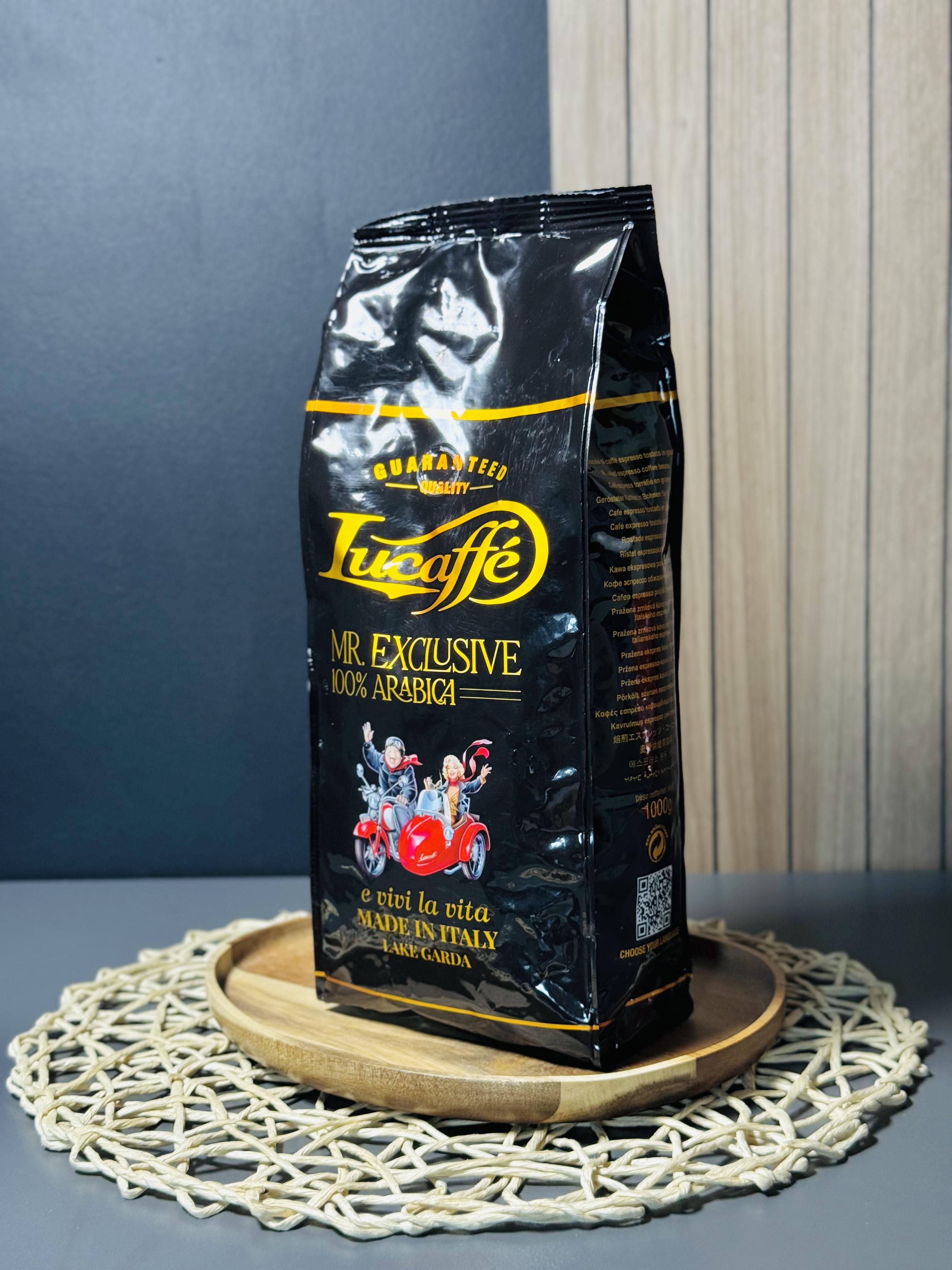 Кава Lucaffe Mr.Exclusive 100% Arabica у зернах 1 кг