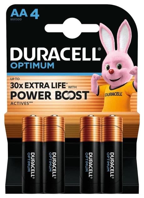 Батарейка Duracell Optimum AA/LR6 Alkaline 1,5v (34061943)