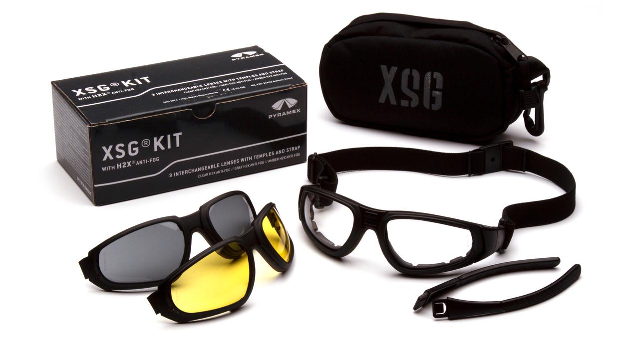 Очки защитные Pyramex XSG Kit Anti-Fog с сменными линзами (69961757984430)