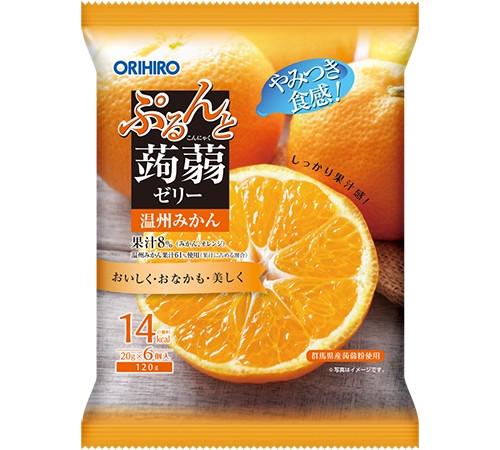 Низкокалорийное конняка-желе Orihiro Purunto Konjac Jelly мандарин 120 г (3008158251)