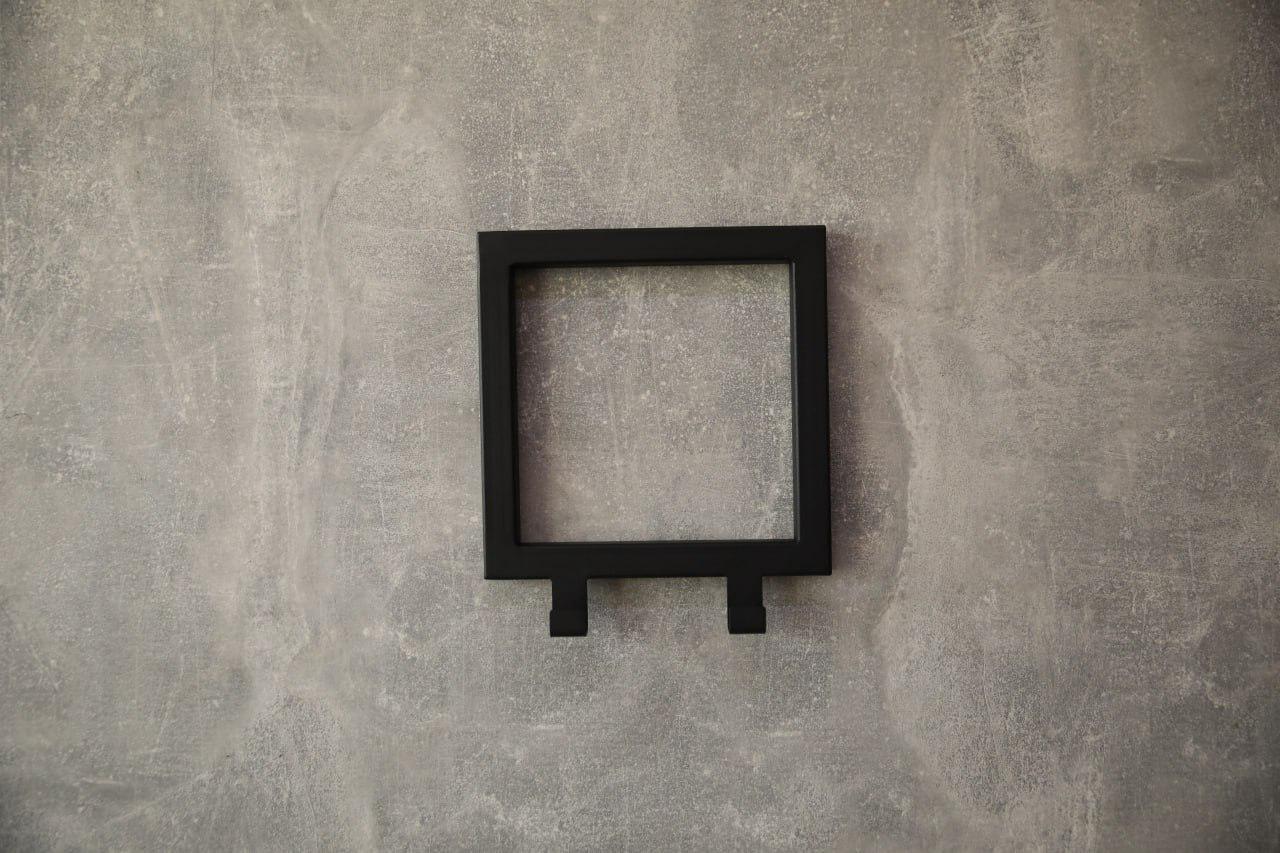 Вешалка для одежды металлическая на 2 крючка 20х20 см (ML-98.1)