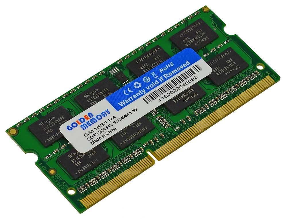 Оперативна пам'ять Golden Memory SODIMM DDR3 4GB 1600MHz, PC3-12800s, 1.5V (GM16S11/4) Оперативна пам'ять Golden Memory SODIMM DDR3 4GB 1600MHz, PC3-12800s, 1.5V (GM16S11/4)