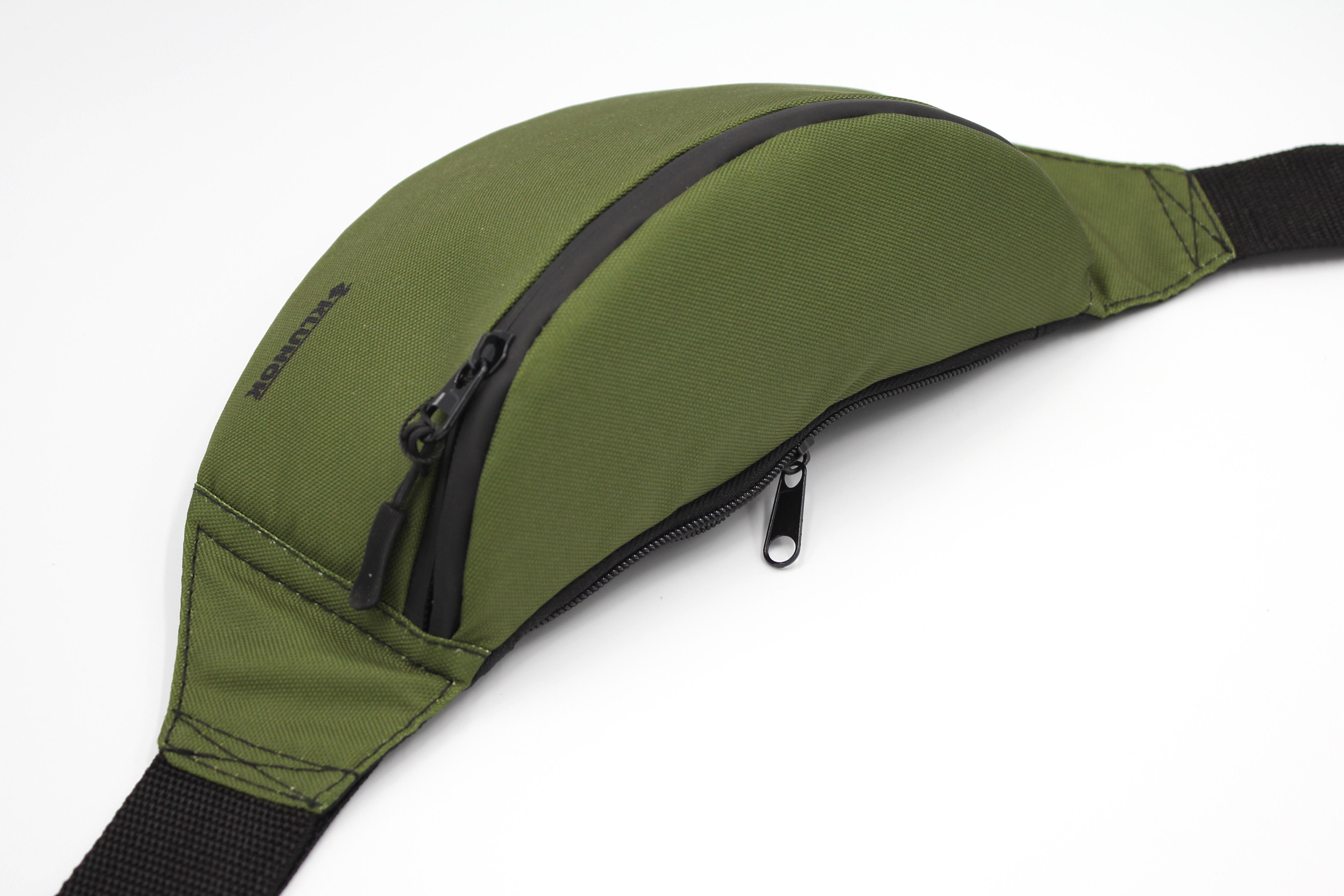 Сумка бананка Оливковий (BO-004) - фото 4 Сумка бананка Оливковий (BO-004) - фото 4