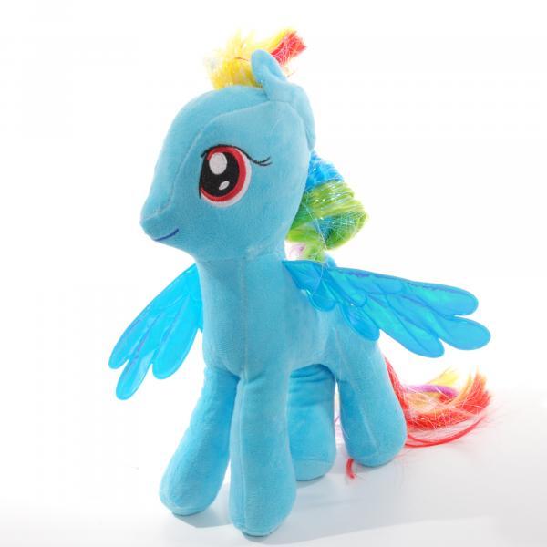 Мягкая игрушка A-Toys Пони 1 Ренбоу Дєш 26х10 см Голубой (24985-1/1)