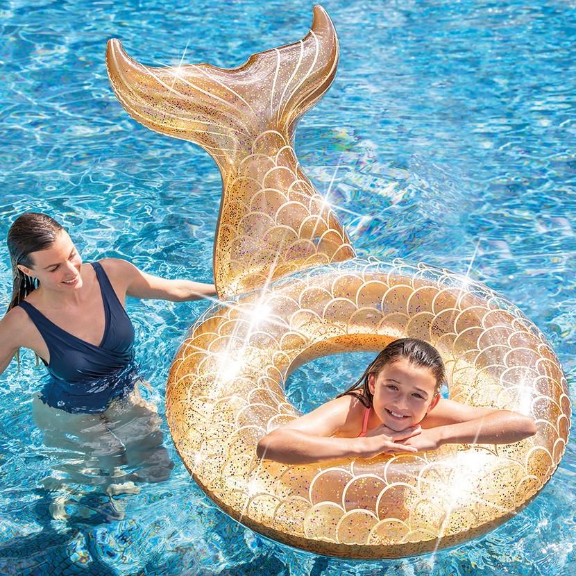 Надувний круг дитячий Intex Хвіст Русалки 56258 147х107х79 см (28443852) - фото 2 Надувний круг дитячий Intex Хвіст Русалки 56258 147х107х79 см (28443852) - фото 2