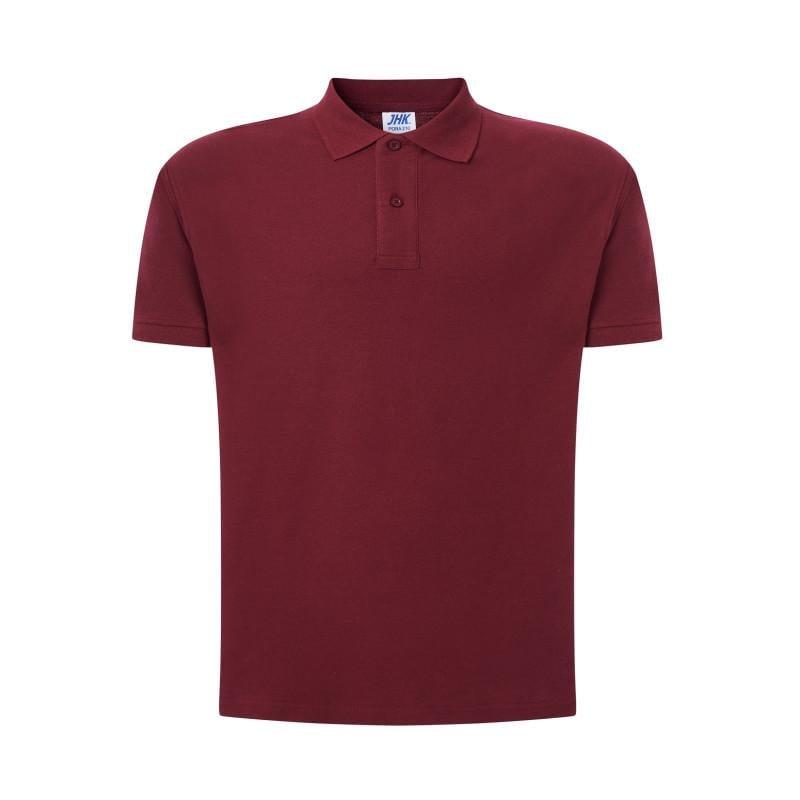 Поло JHK POLO REGULAR MAN XXL Бордовый (BU)