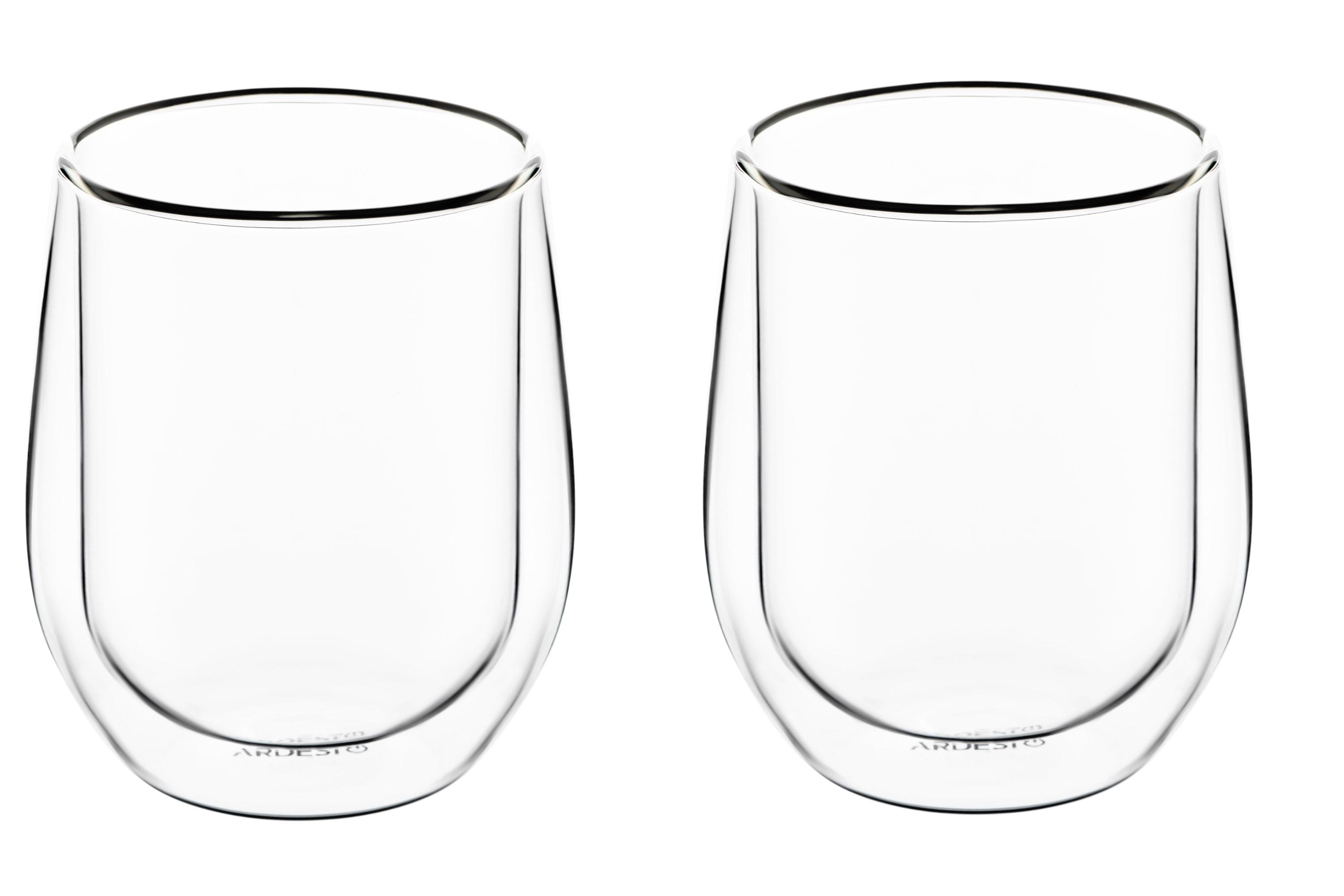 Набор чашек с двойными стенками Ardesto AR2637BR 320 мл 2 шт. Прозрачный (49d641d2)