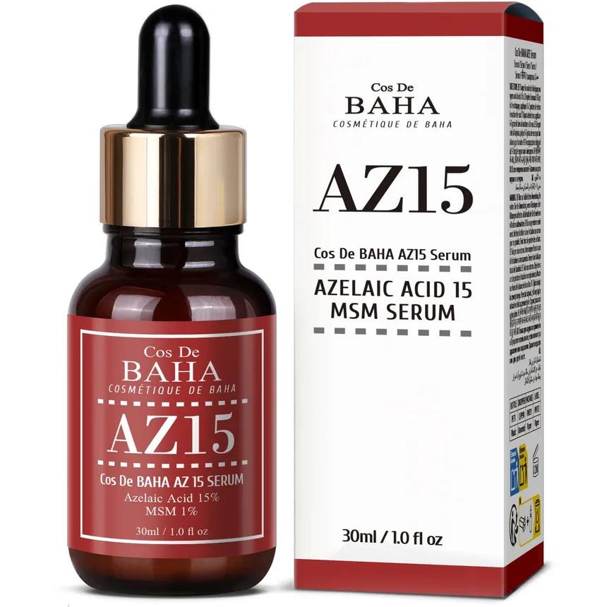 Сироватка для обличчя з азелеїновою кислотою 15% Cos de Baha AZ15 Serum 30 мл - фото 2 Сироватка для обличчя з азелеїновою кислотою 15% Cos de Baha AZ15 Serum 30 мл - фото 2