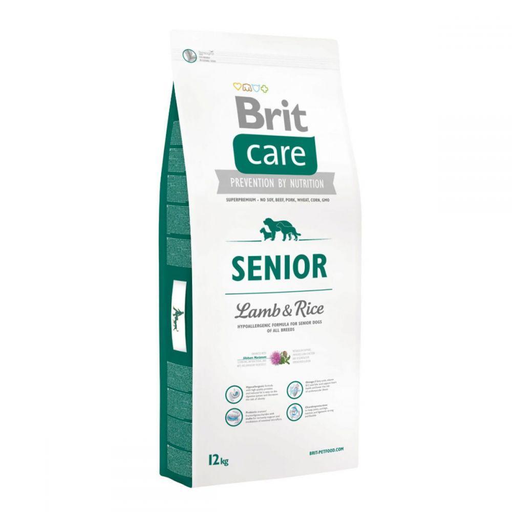 Корм Brit Care Senior Lamb с ягненком и рисом для пожилых собак всех пород 12 кг