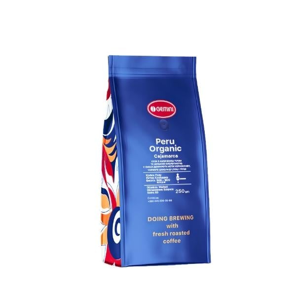Кофе в зернах Peru Organic Cajamarca 250 г (Gemini00003)