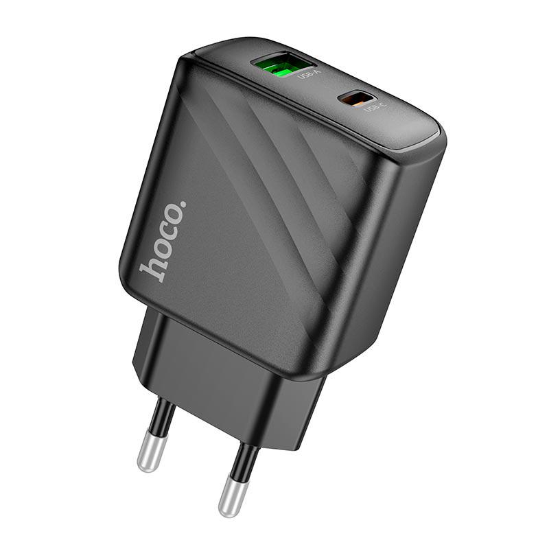 Зарядный сетевой адаптер Hoco CS23A USB Type-C 30W 3A Black - фото 9