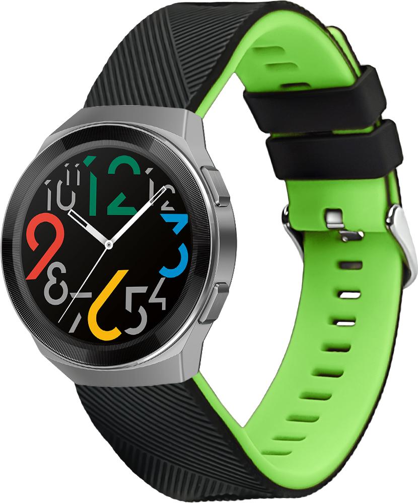 Ремешок Luminic для Huawei Watch GT2e 46 мм Black Green (26663-4A)