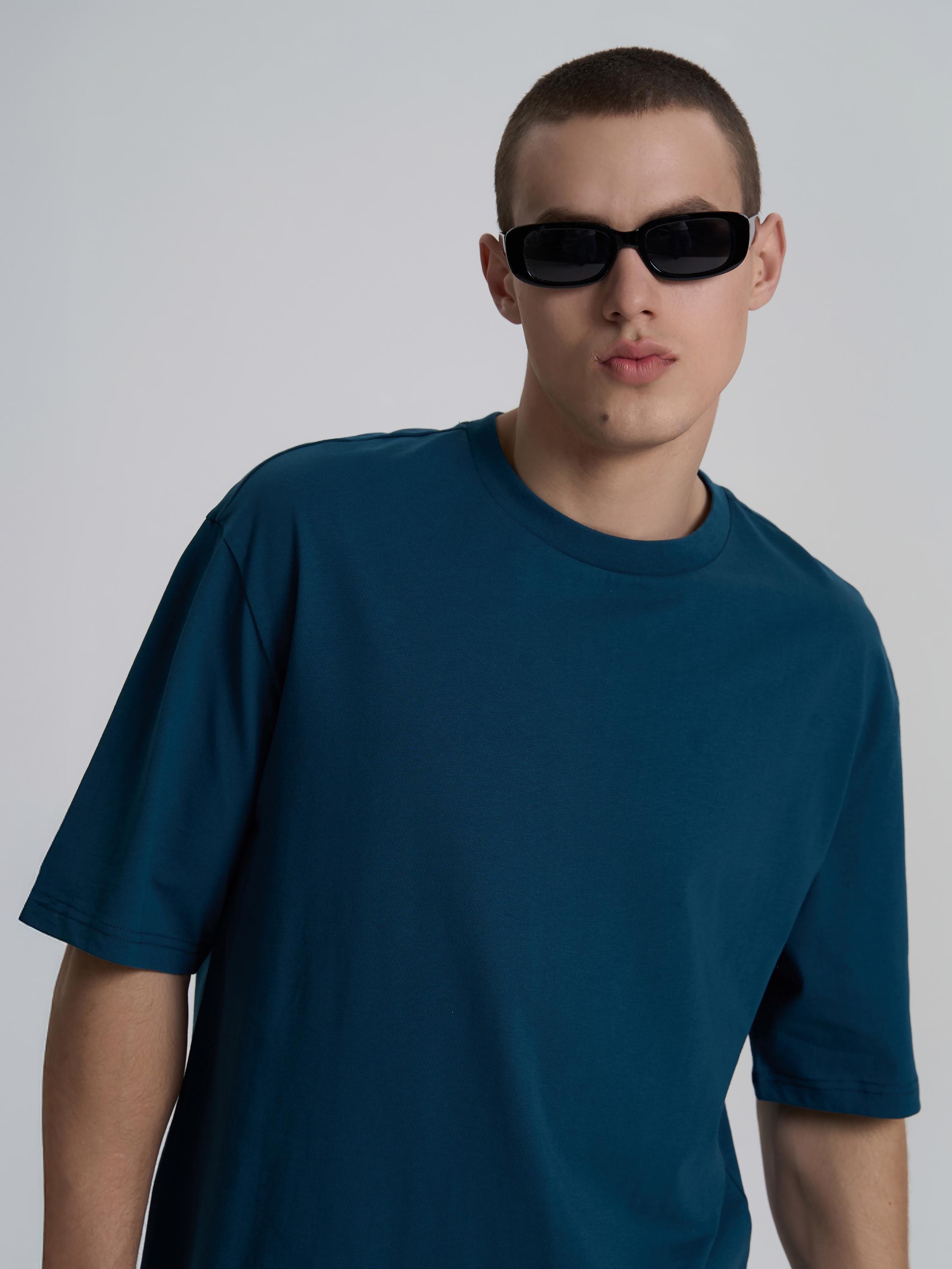 Футболка мужская ROZA 230926 L Сине-зеленый (4824005722110) - фото 7