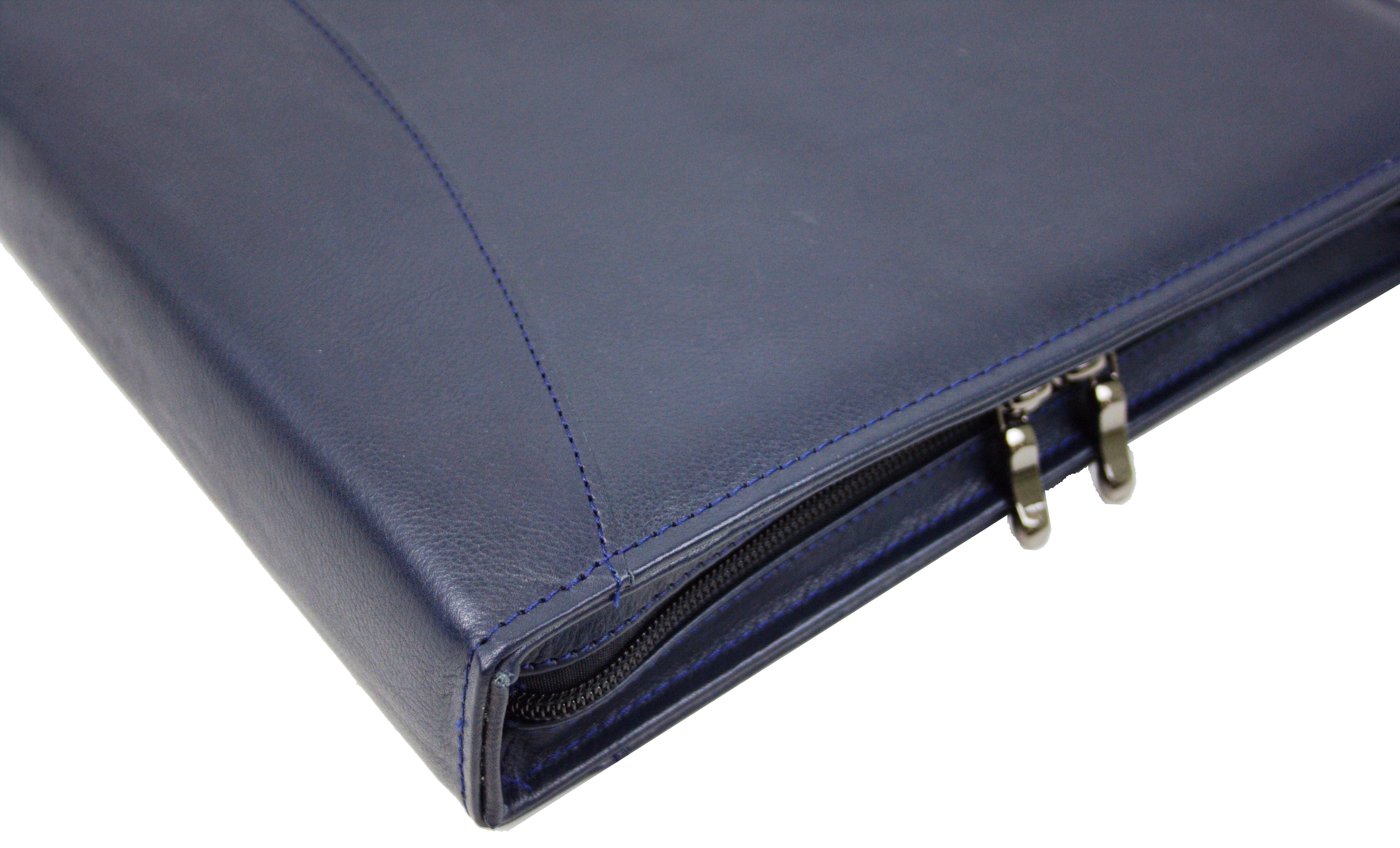Папка деловая Portfolio для документов кожаная Синий (Port1003 navy) - фото 5 Папка деловая Portfolio для документов кожаная Синий (Port1003 navy) - фото 5