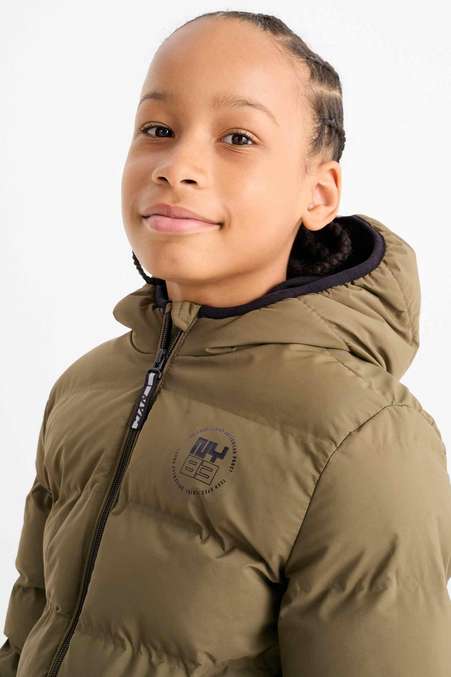 Куртка для хлопчика демісезонна C&A 164 см Хакі (2219158) - фото 4 Куртка для хлопчика демісезонна C&A 164 см Хакі (2219158) - фото 4