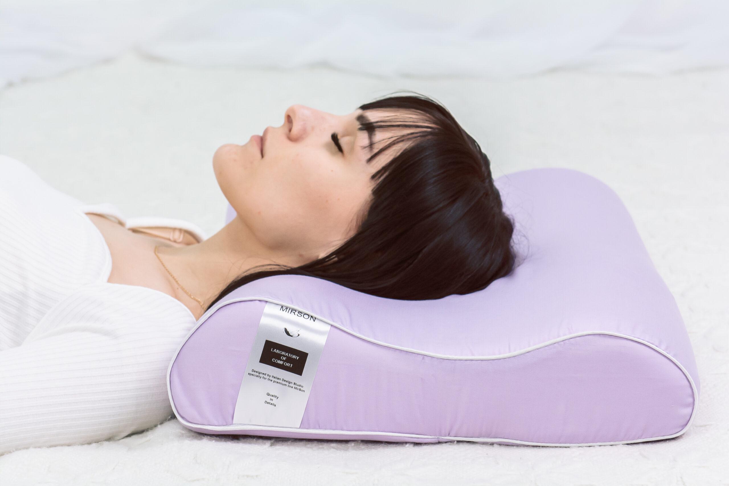 Подушка ортопедическая MirSon №6031 Delicate satin Calypso Aero 58х40х10,5 см (2200003261516) - фото 4 Подушка ортопедическая MirSon №6031 Delicate satin Calypso Aero 58х40х10,5 см (2200003261516) - фото 4