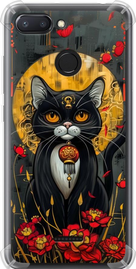 Чехол на Xiaomi Redmi 6 China Cat (6134sp-1521-42517)