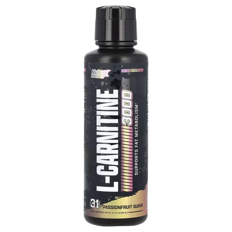 L-карнітин Nutrex Liquid Carnitine 3000 Passionfruit Guava 473 мл