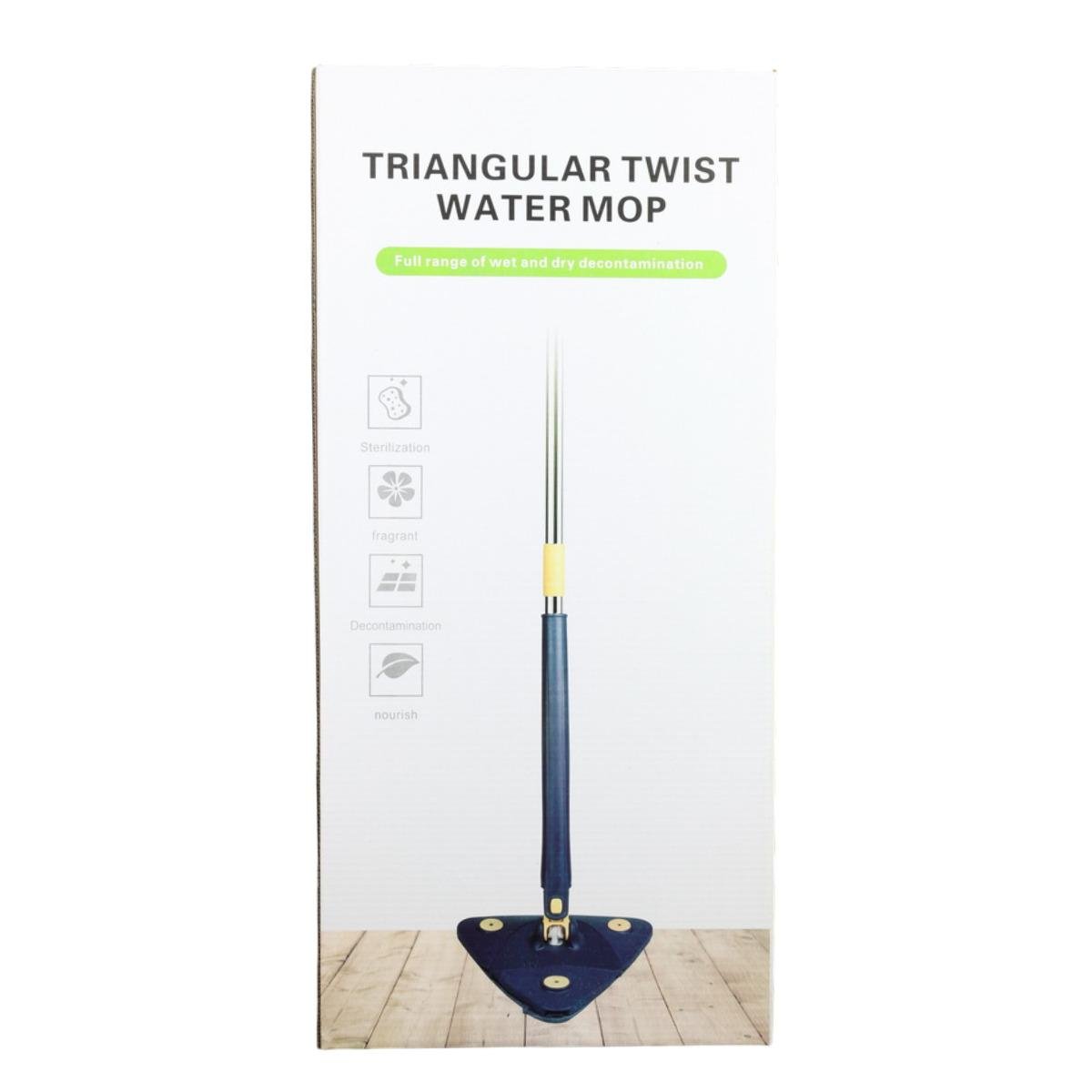 Швабра трикутна водяна Triangular Twist Water Mop з віджимом (396 TM) - фото 6