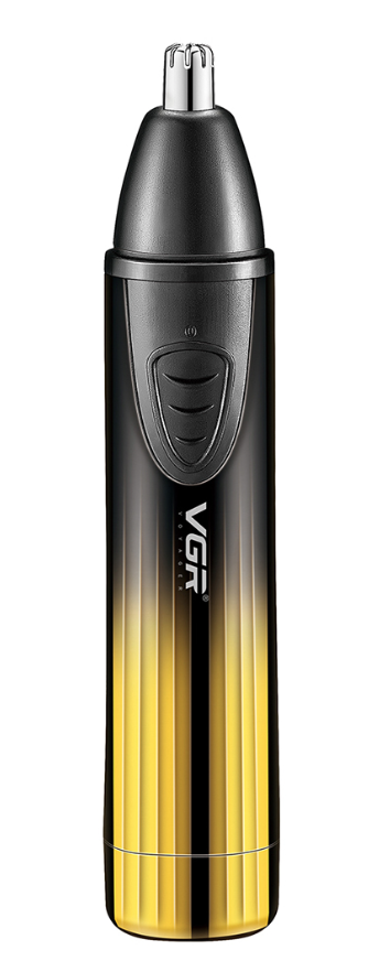 Тример для носа VGR 2в1 Золотий (V-619)