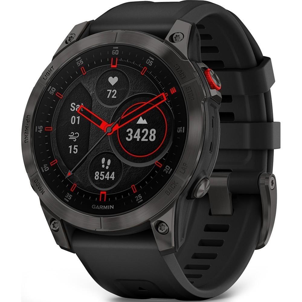 Смарт-часы Garmin Epix 2 Sapphire Black/Carbon Gray DLC Titanium (010-02582-11)