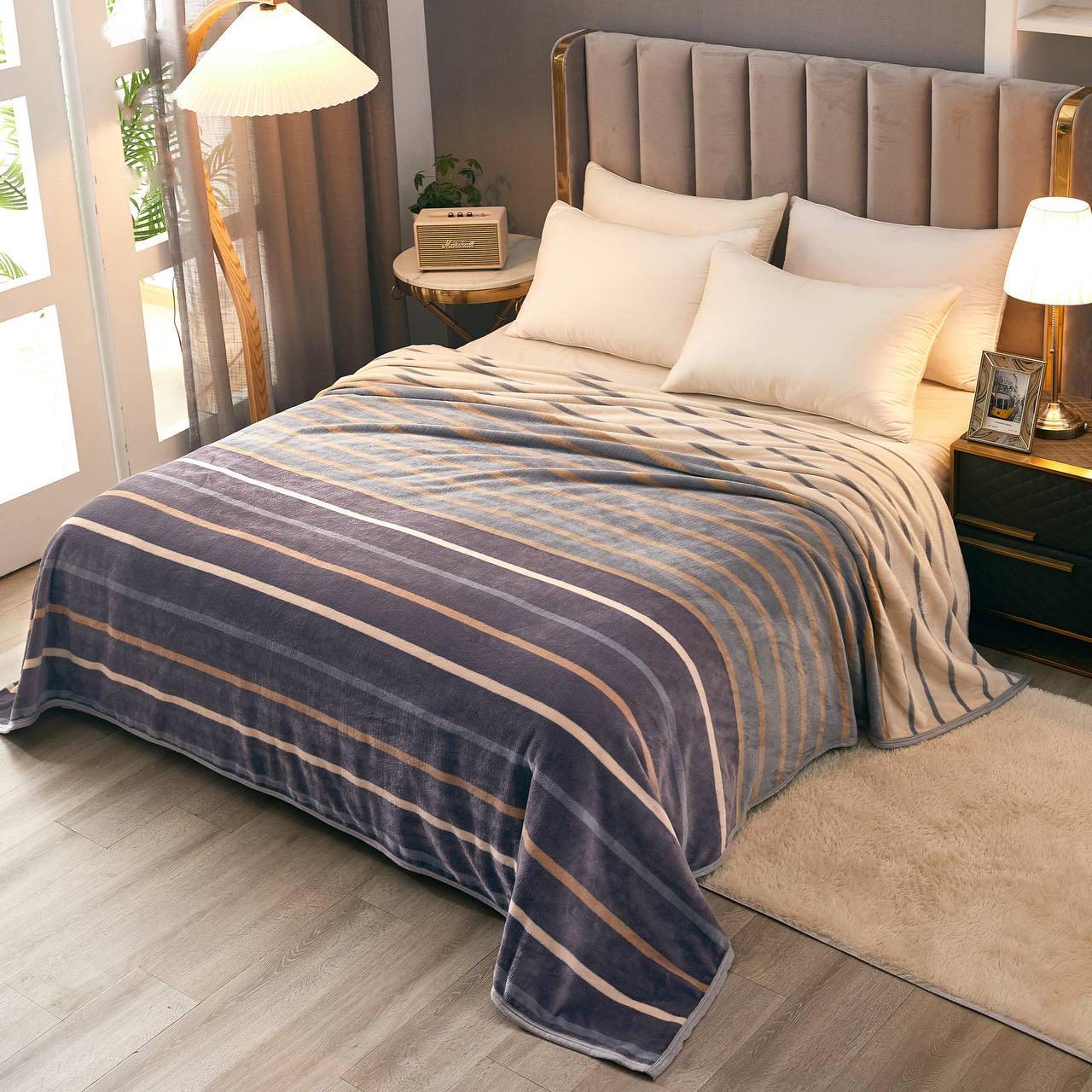 Плед-покрывало Mallory Home велюр 150x200 см Разноцветный (7047-17)