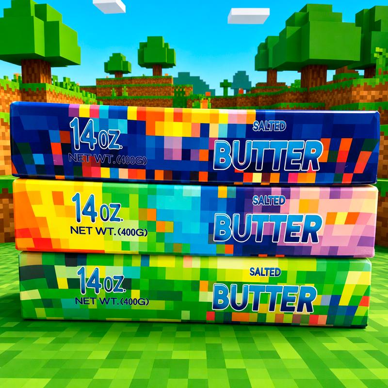 Іграшка-антистрес сквіш для дітей Mojang Масло велике Minecraft 23 см в асортименті (EPC16120M)