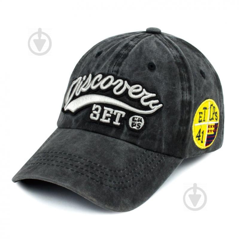 Бейсболка Beani'qe Discovery 100% коттон Регулируемый размер Темно-серый (26070)