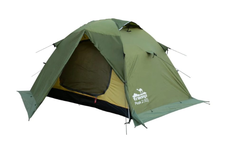 Намет Tramp UTRT-025 Peak 2 V2 двомісний р.290x220x120см 8000/10000 мм Зелений (50000822)