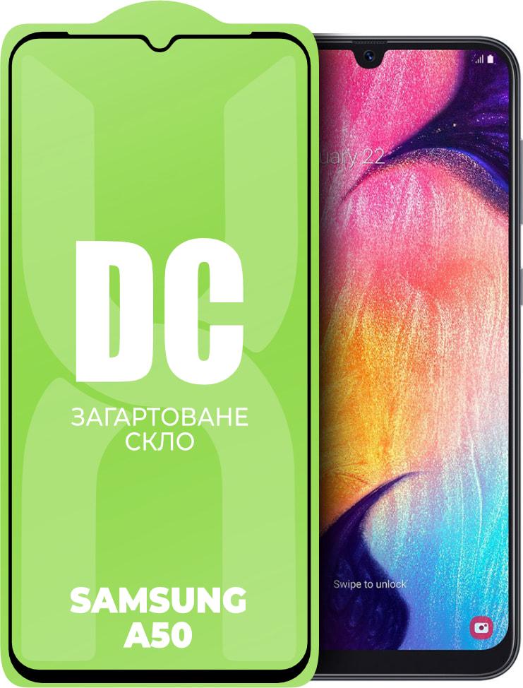 Скло захисне DC Glass Samsung Galaxy A50 A505 Full Glue (33976)