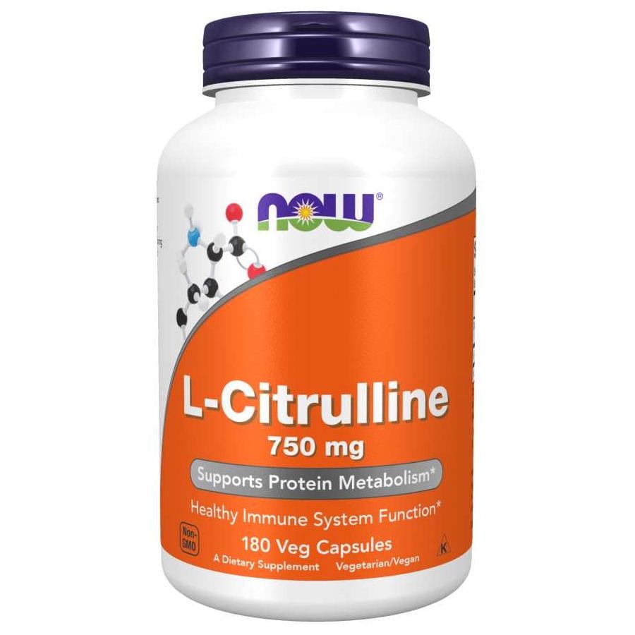 Аминокислота NOW L-Citrulline 750 мг 180 вегакапс. (8009)