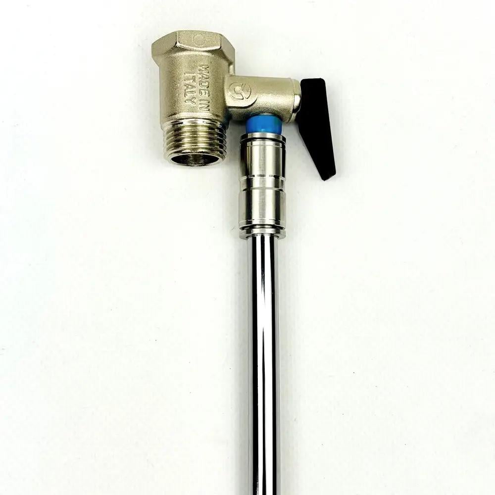 Клапан предохранительный Kvant Laboratory Boiler Series с ручкой и сливной трубкой 8 бар 0,5 м (26063895)