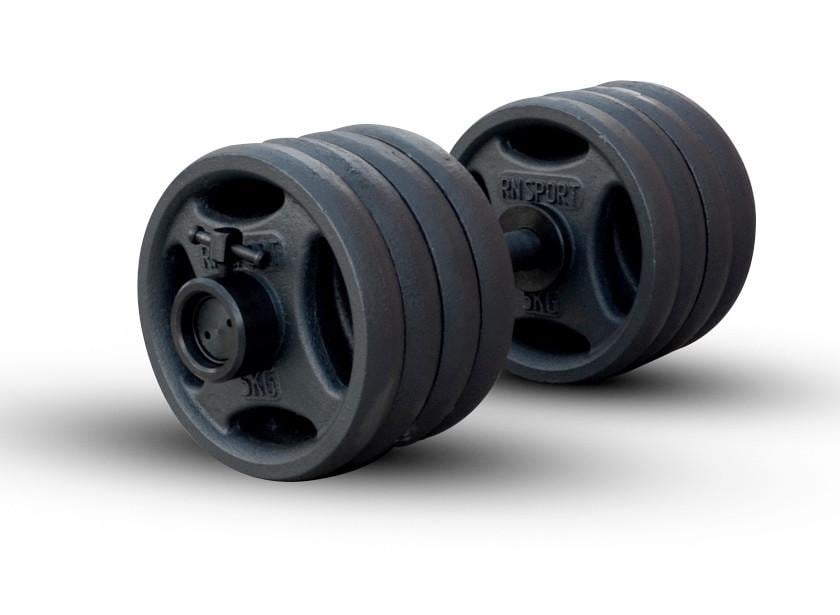 Гантели олимпийские металлические RN-Sport 46 кг 2 шт. (2764274494) - фото 3 Гантели олимпийские металлические RN-Sport 46 кг 2 шт. (2764274494) - фото 3