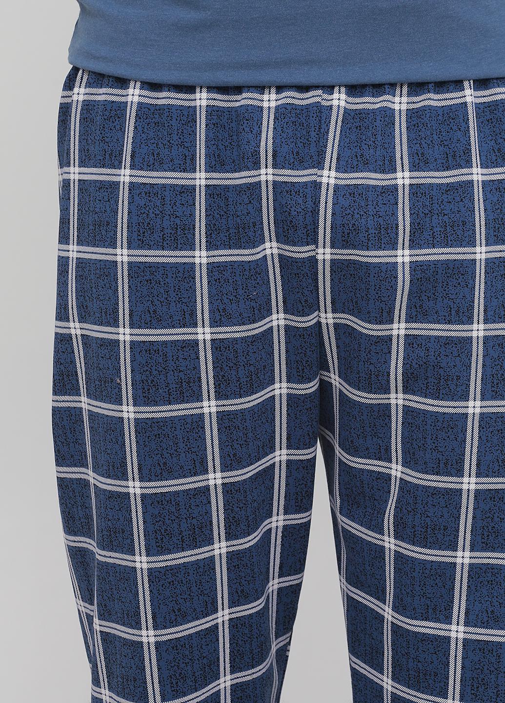 Штаны домашние Fleri F70015-29 S Синий - фото 4 Штаны домашние Fleri F70015-29 S Синий - фото 4